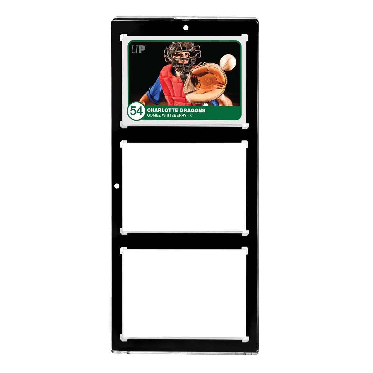 35PT 3-Card Black Border UV ONE-TOUCH Magnetic Holder