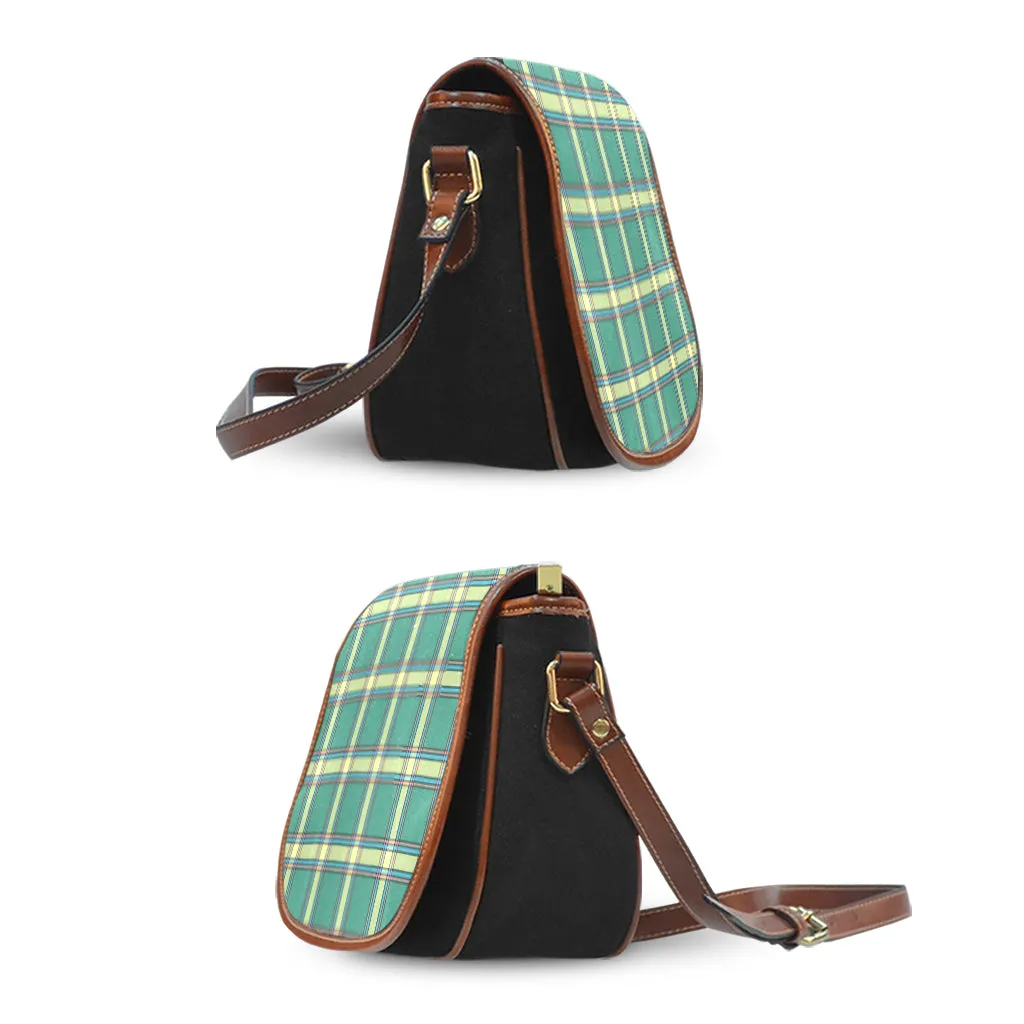 Alberta Province Canada Tartan Saddle Bag