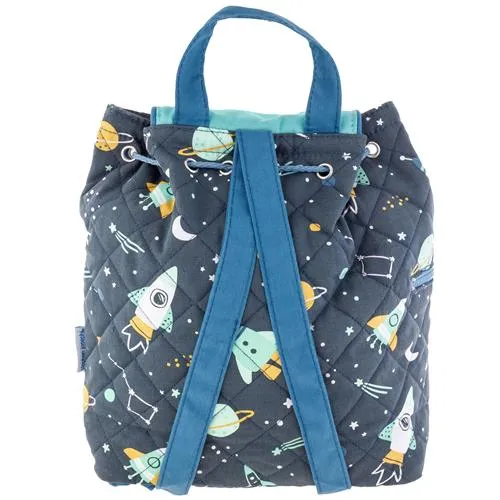 ALL OVER PRINT QUILTED BACKPACK ROCKET