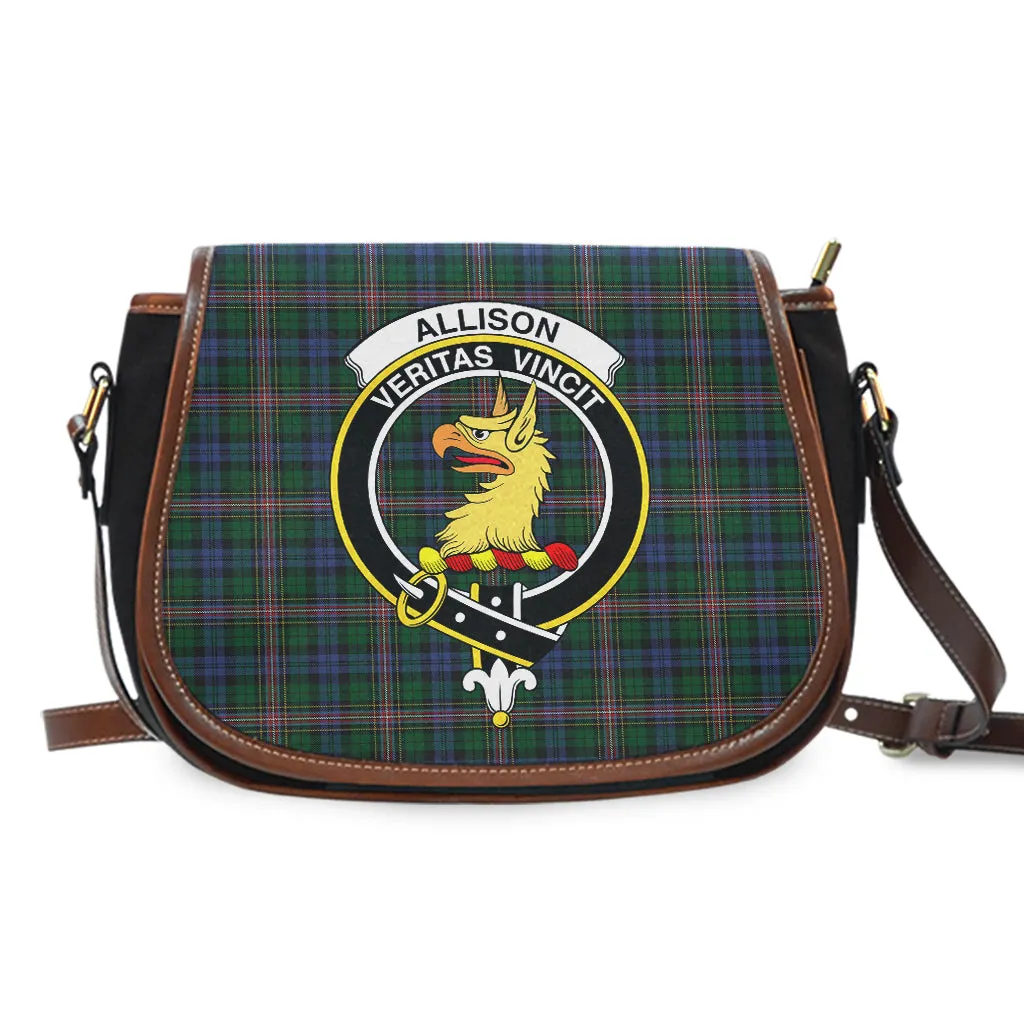 Allison Tartan Saddle Bag with Family Crest