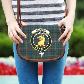 Allison Tartan Saddle Bag with Family Crest