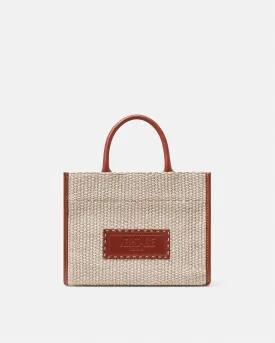 Athena Raffia Small Tote Bag