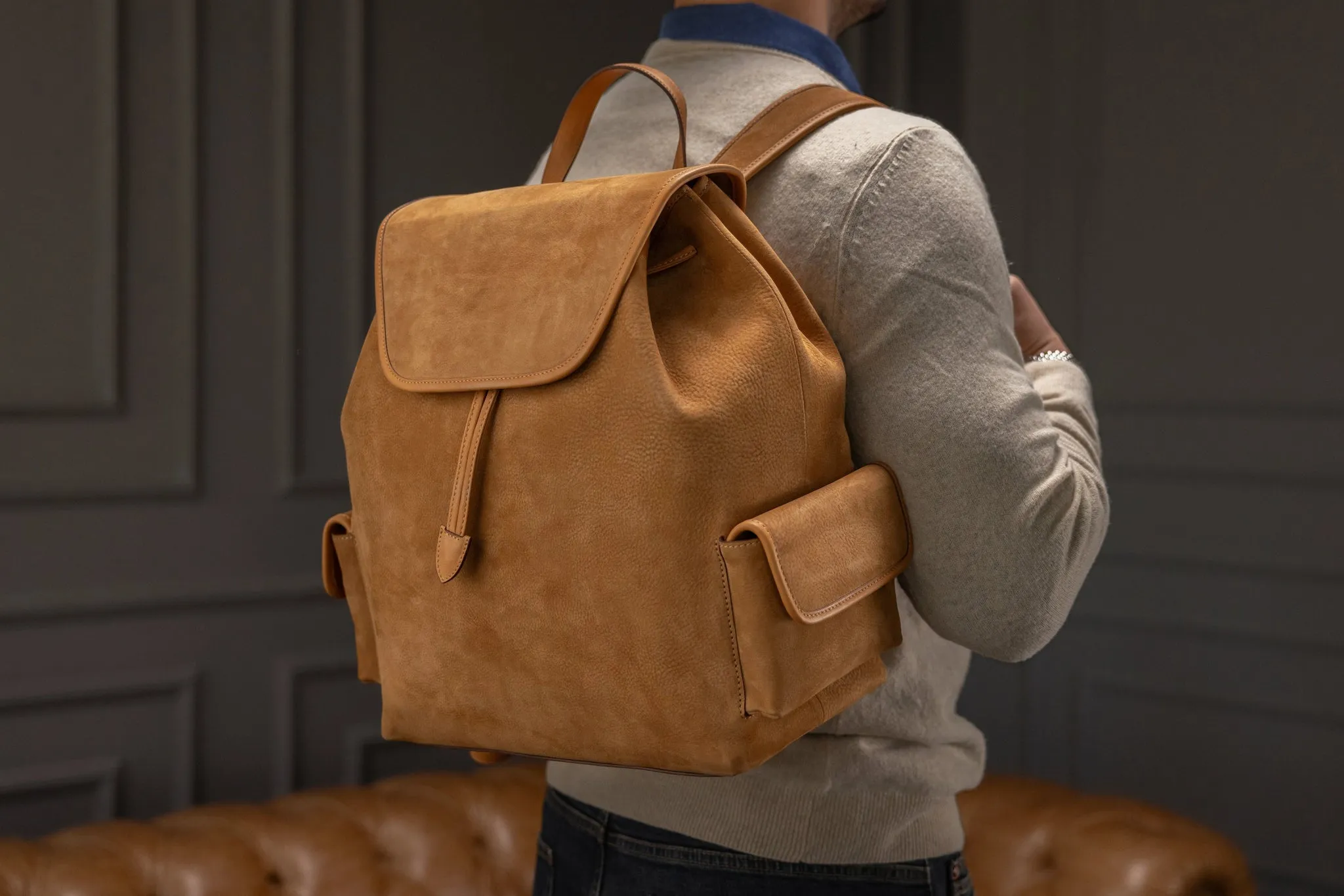 Backpack - Nubuck Camel 02