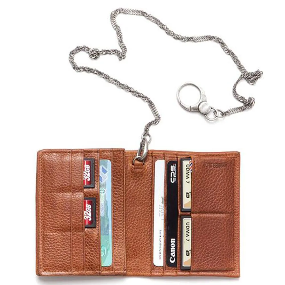 Barber Shop "Pixie" Leather Memory & Credit Card Organiser (Brown)