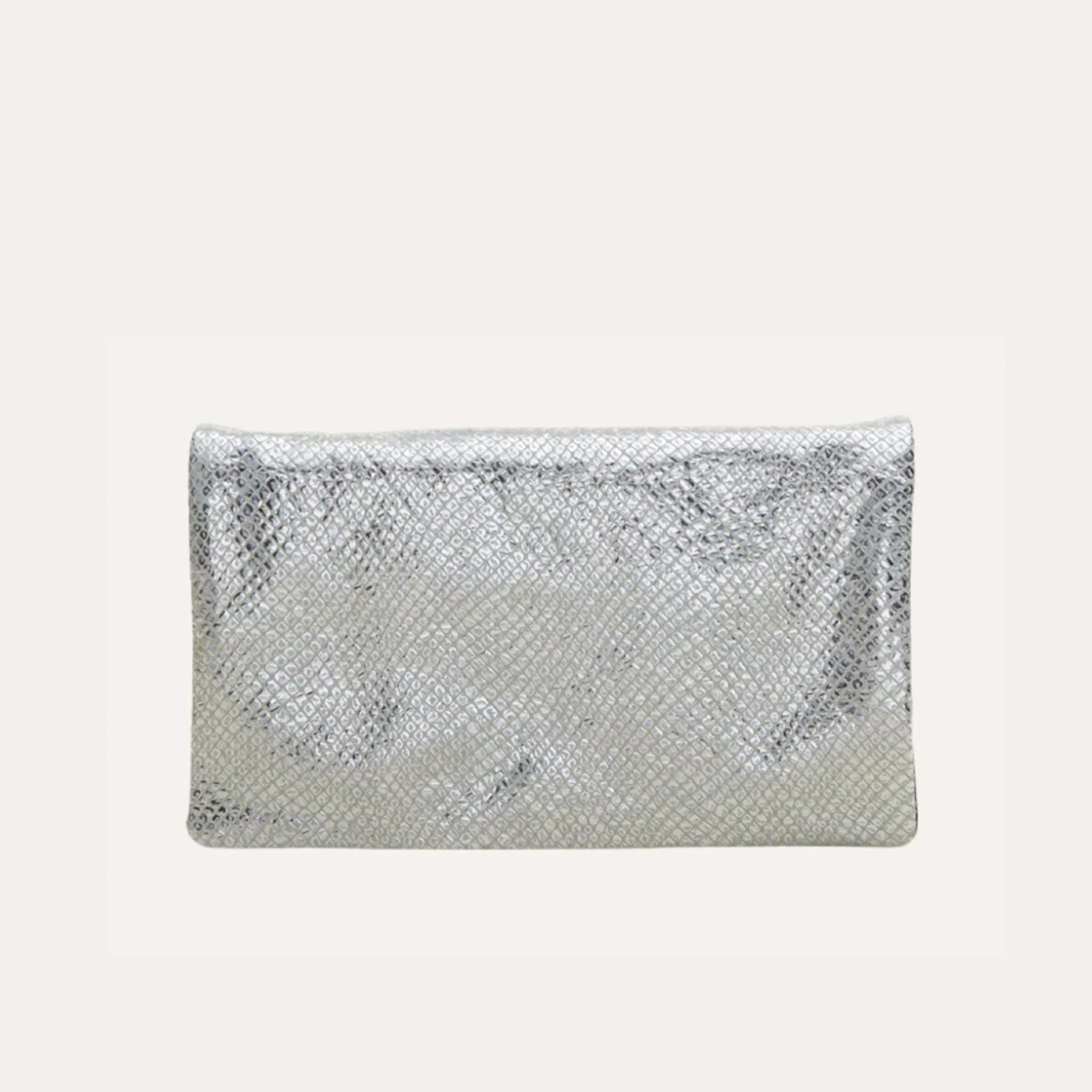 Belt Bag | Silver Shimmer Leather "The Alicia"