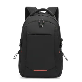 Black high capacity sport outdoor swagger bag backpack for business with European style