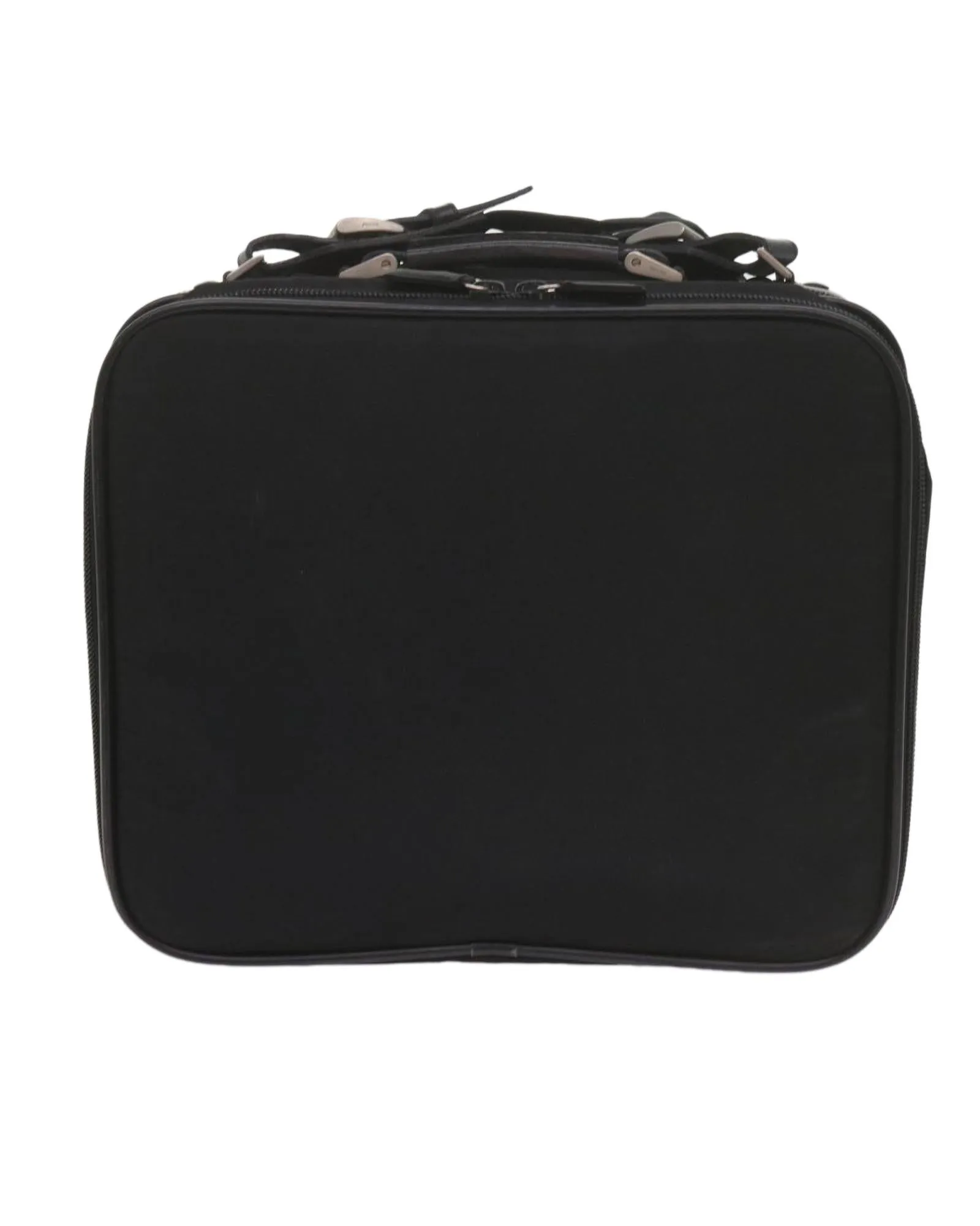 Black Nylon 2-Way Hand Bag with Shoulder Strap