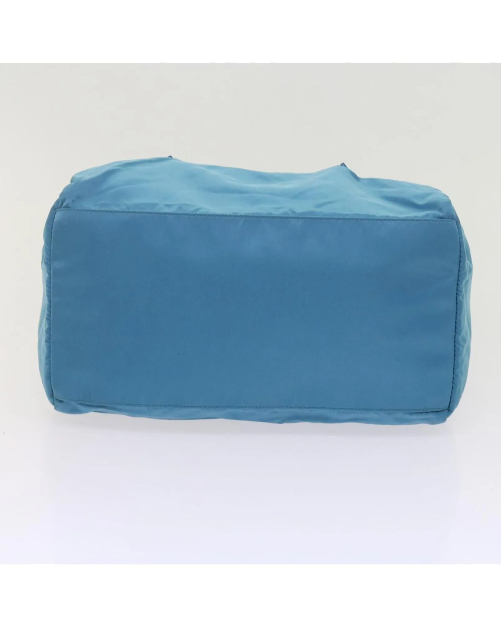 Blue Nylon Hand Bag with Dust Bag - Made in Italy (SKU 61706)