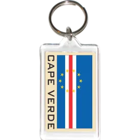 Cape Verde Acrylic Key Holders