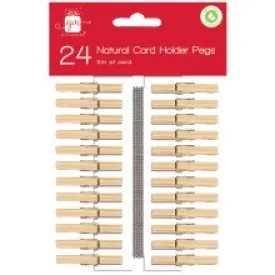 Card Peg Holders Natural