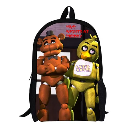 Children's Backpack Hot 3D Cartoon Game Five Nights at Freddy's