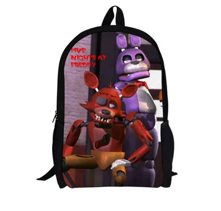 Children's Backpack Hot 3D Cartoon Game Five Nights at Freddy's