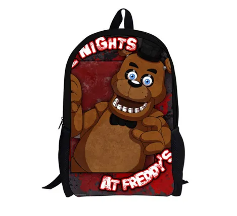 Children's Backpack Hot 3D Cartoon Game Five Nights at Freddy's