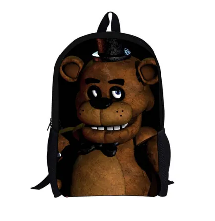 Children's Backpack Hot 3D Cartoon Game Five Nights at Freddy's