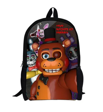 Children's Backpack Hot 3D Cartoon Game Five Nights at Freddy's