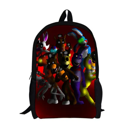 Children's Backpack Hot 3D Cartoon Game Five Nights at Freddy's