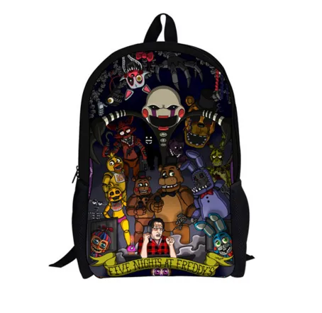 Children's Backpack Hot 3D Cartoon Game Five Nights at Freddy's