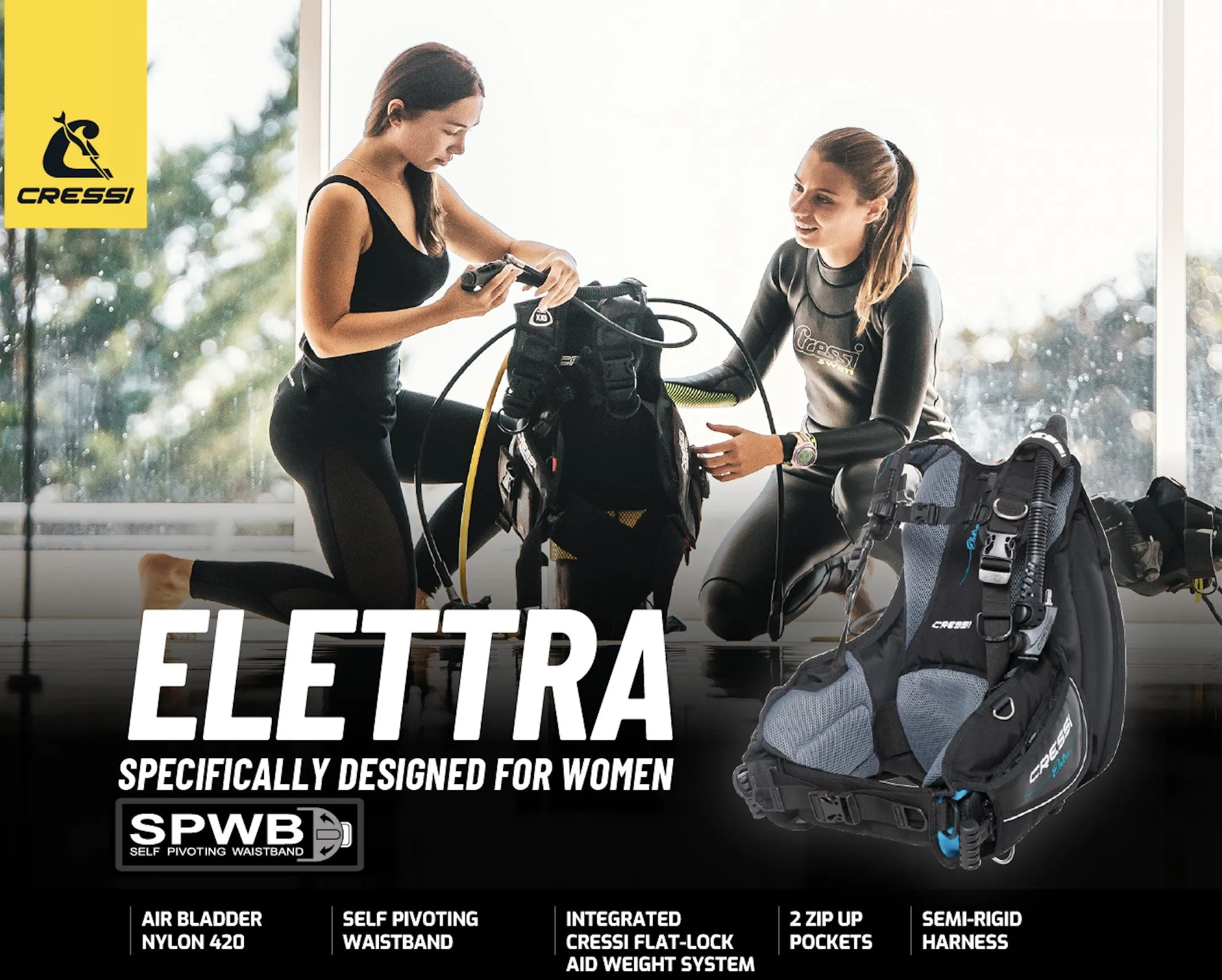 Cressi Elettra BCD for Women