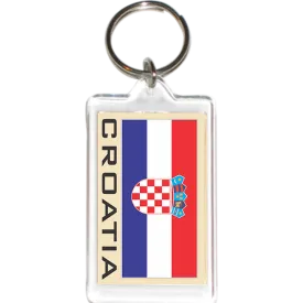 Croatia Acrylic Key Holders