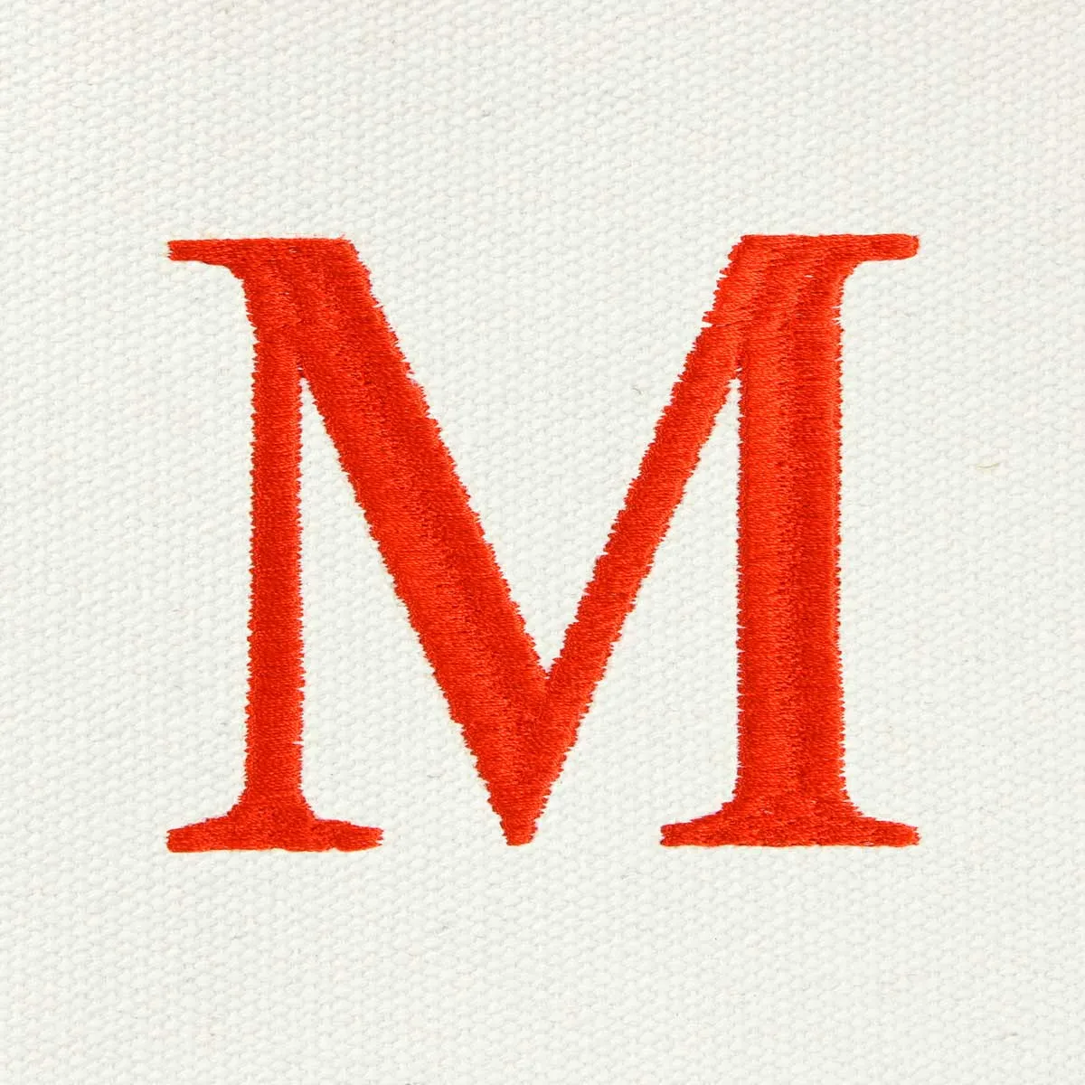 Dalix Medium Personalized Tote Bag Monogrammed Initial Letter - M