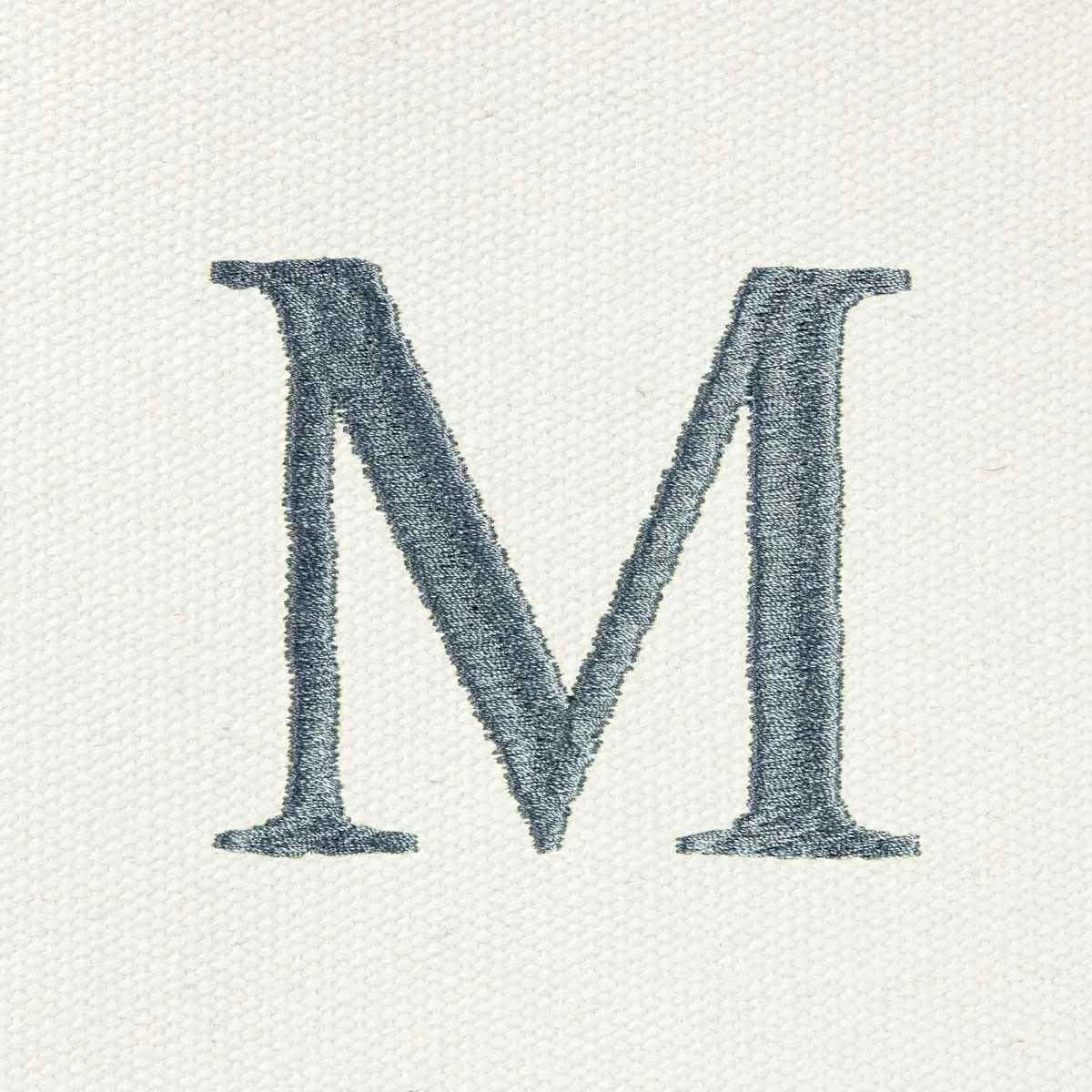 Dalix Medium Personalized Tote Bag Monogrammed Initial Letter - M