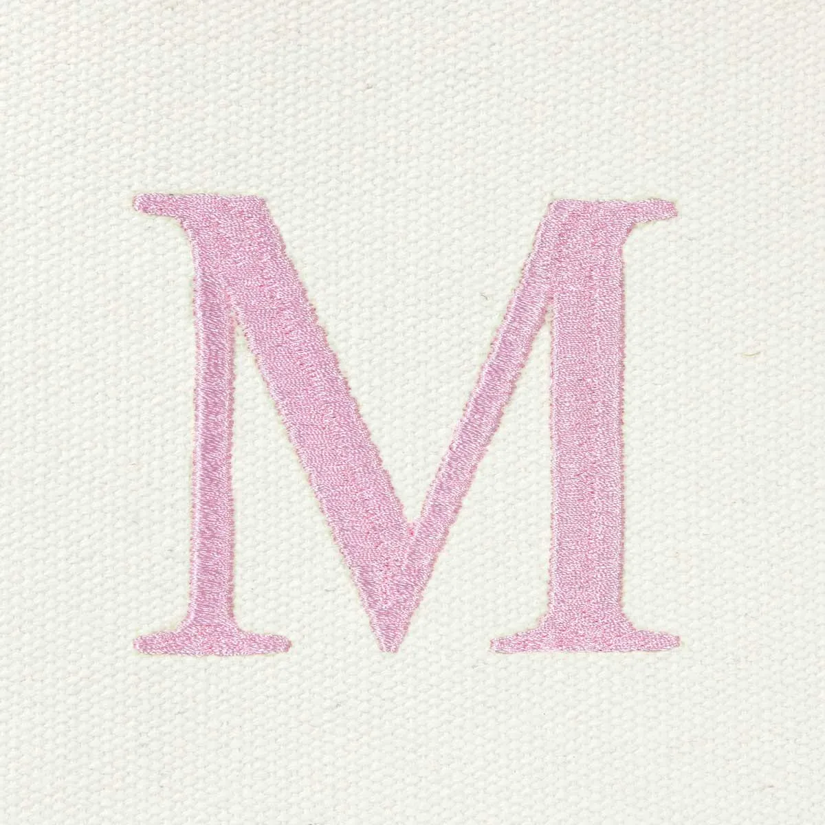 Dalix Medium Personalized Tote Bag Monogrammed Initial Letter - M