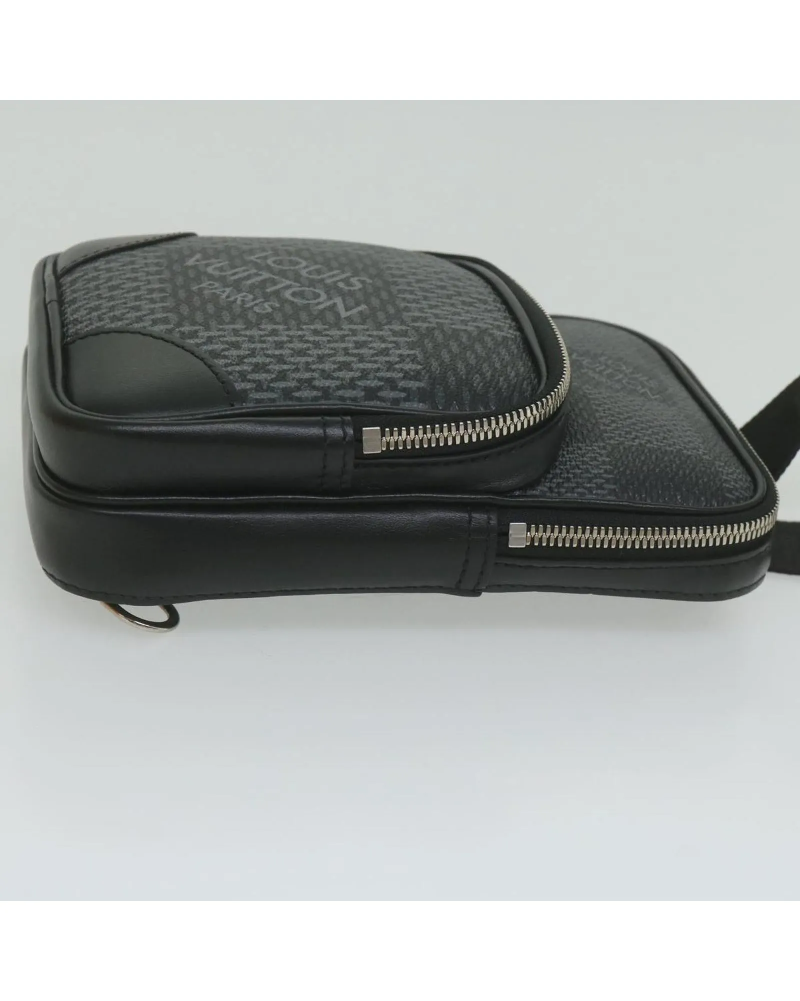 Damier Graphite Canvas Body Bag with Shoulder Strap