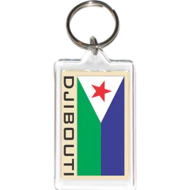 Djibouti Acrylic Key Holders