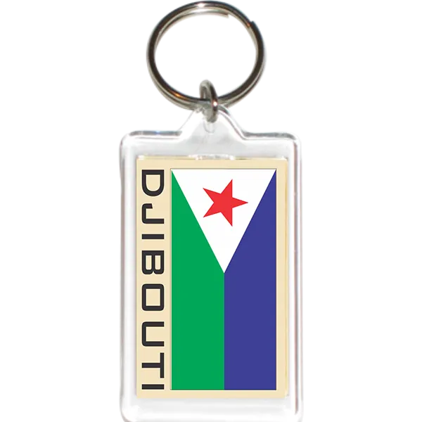 Djibouti Acrylic Key Holders