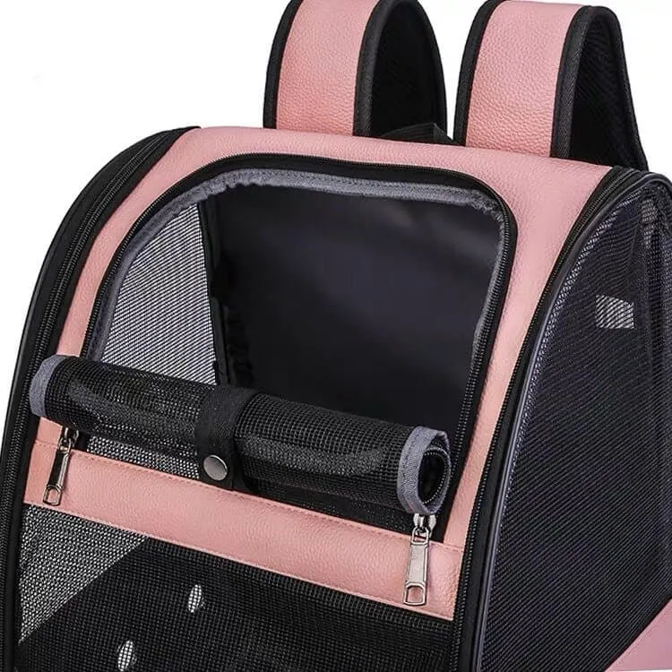 Dog Cat Pet Carrier Backpack Breathable Travel Bag Large