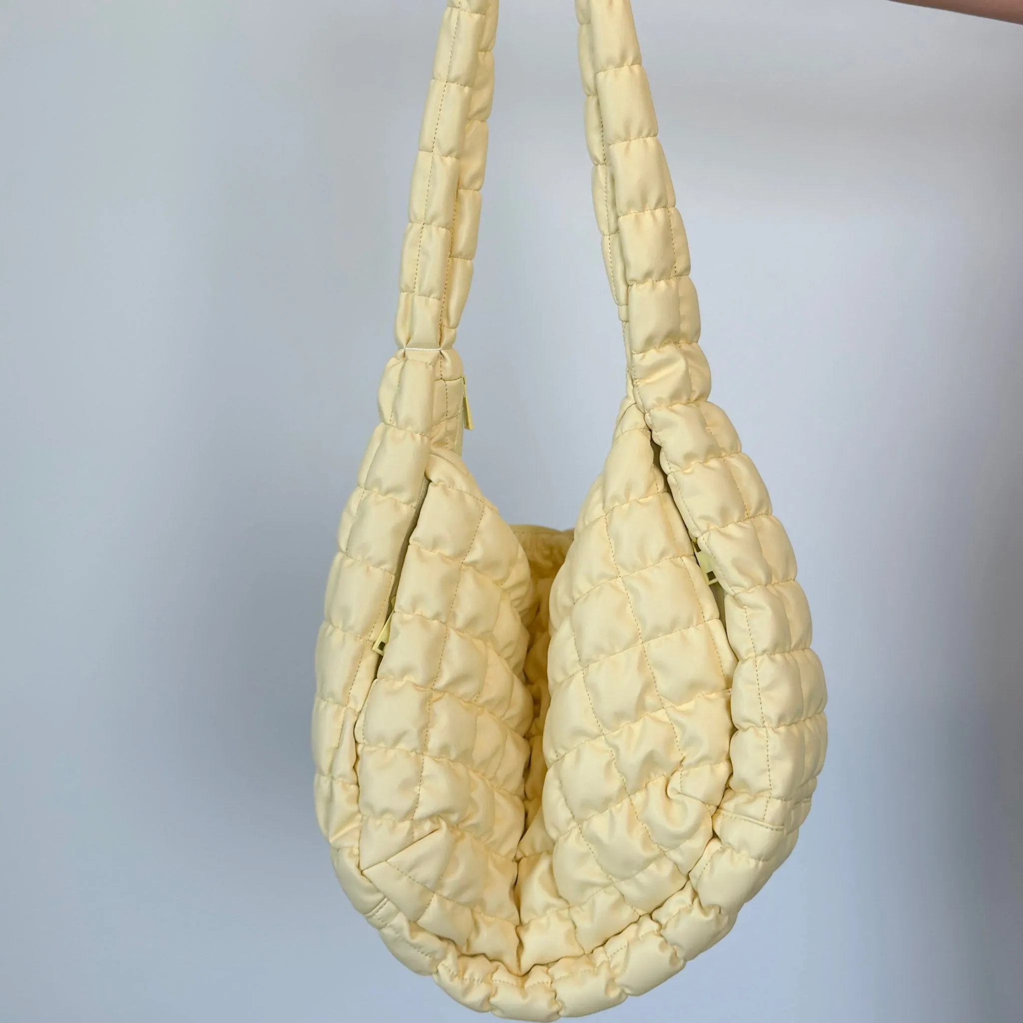 Faux Leather Quilted Bag