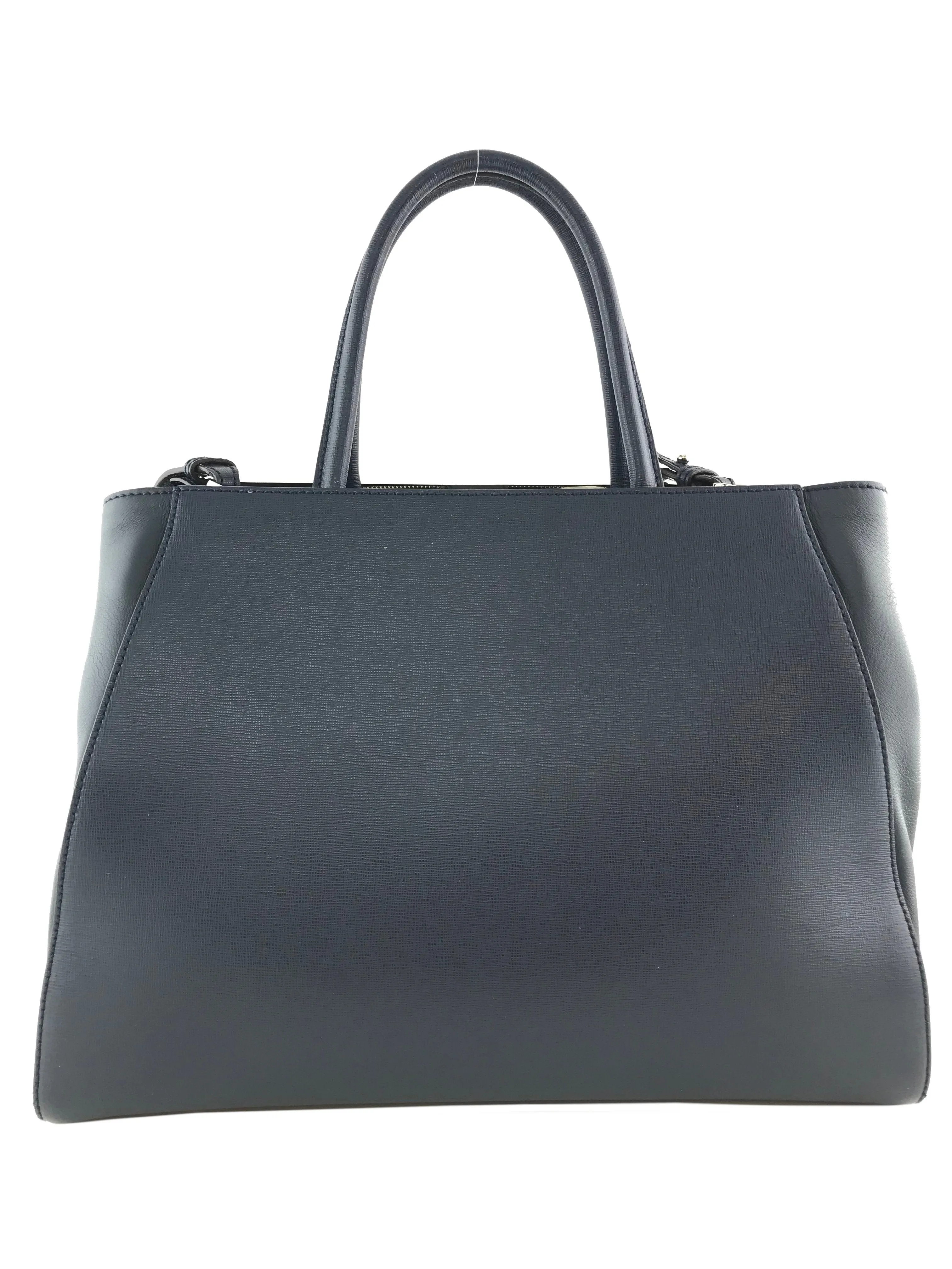 Fendi 2Jours Medium Textured Leather Tote Bag