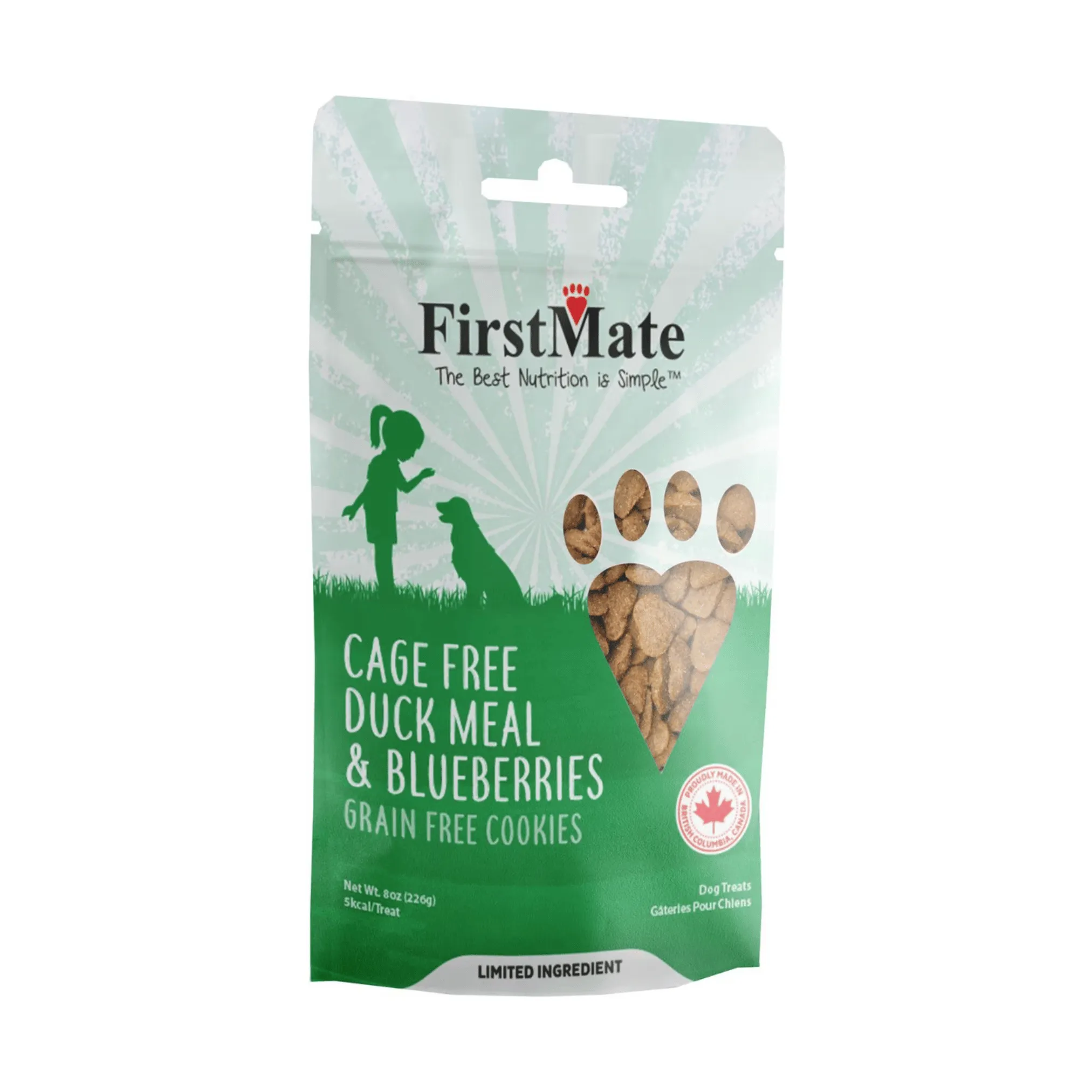 FirstMate Limited Ingredient Grain-Free Cookies Treats for Dogs