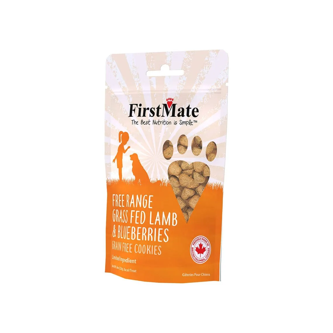 FirstMate Limited Ingredient Grain-Free Cookies Treats for Dogs