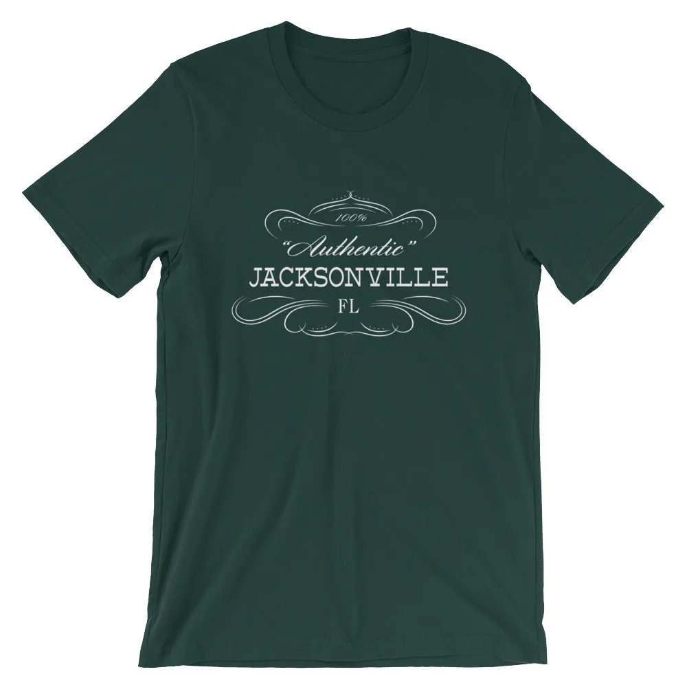 Florida - Jacksonville FL - Short-Sleeve Unisex T-Shirt - "Authentic"