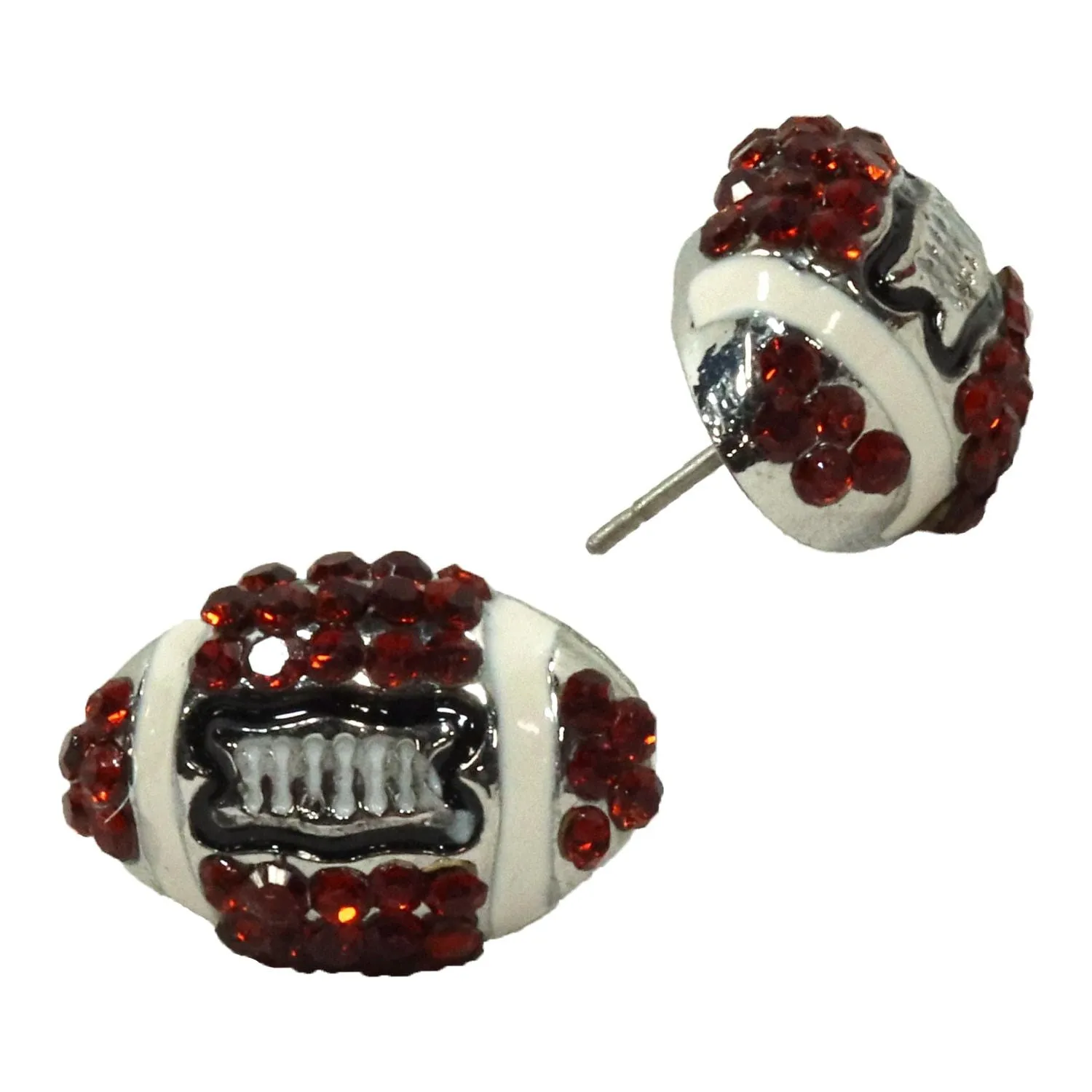 Football Stud Earrings