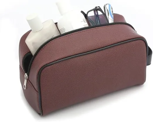 Football Toiletry and Cosmetics Bag