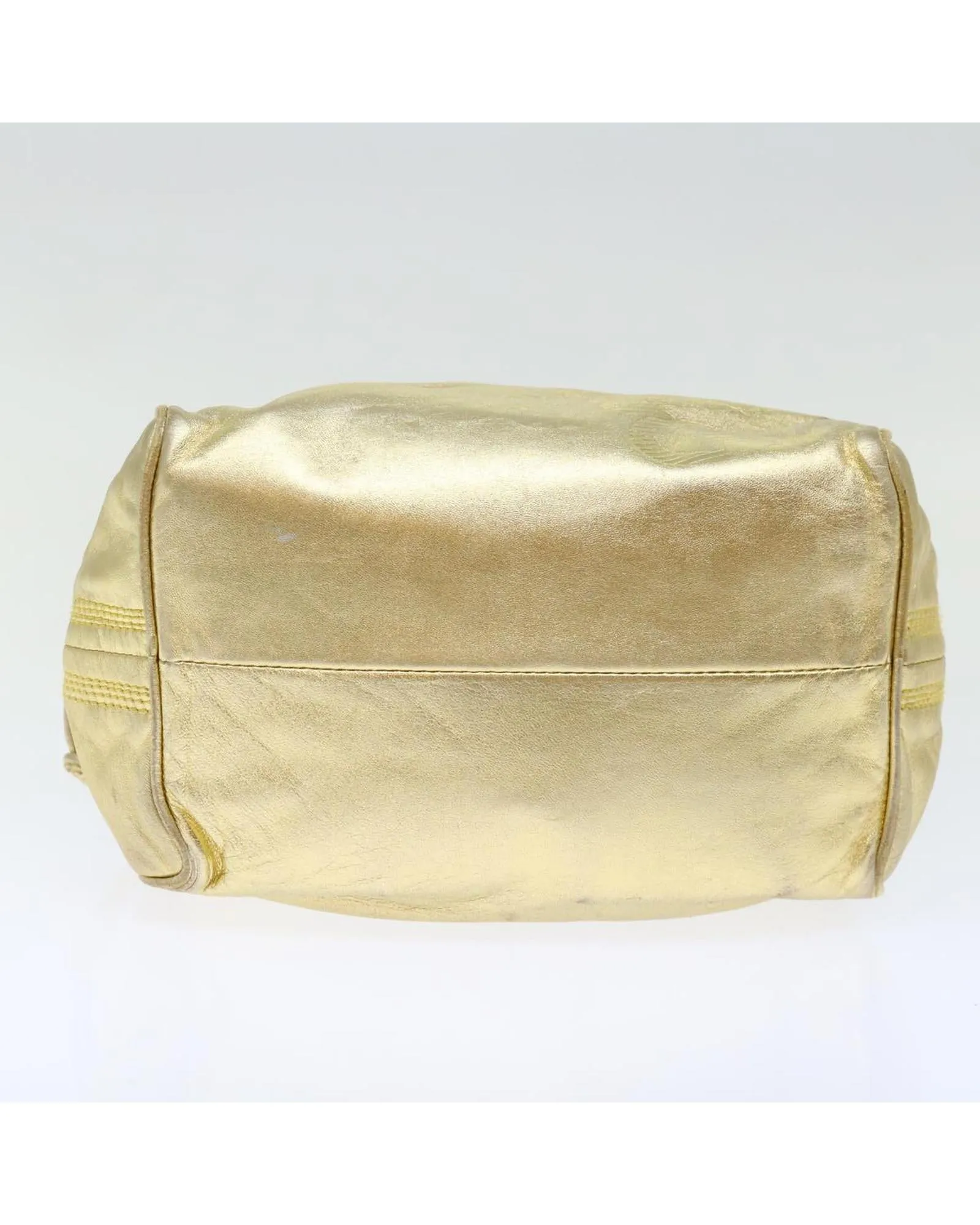 Golden Leather Hand Bag by Loewe