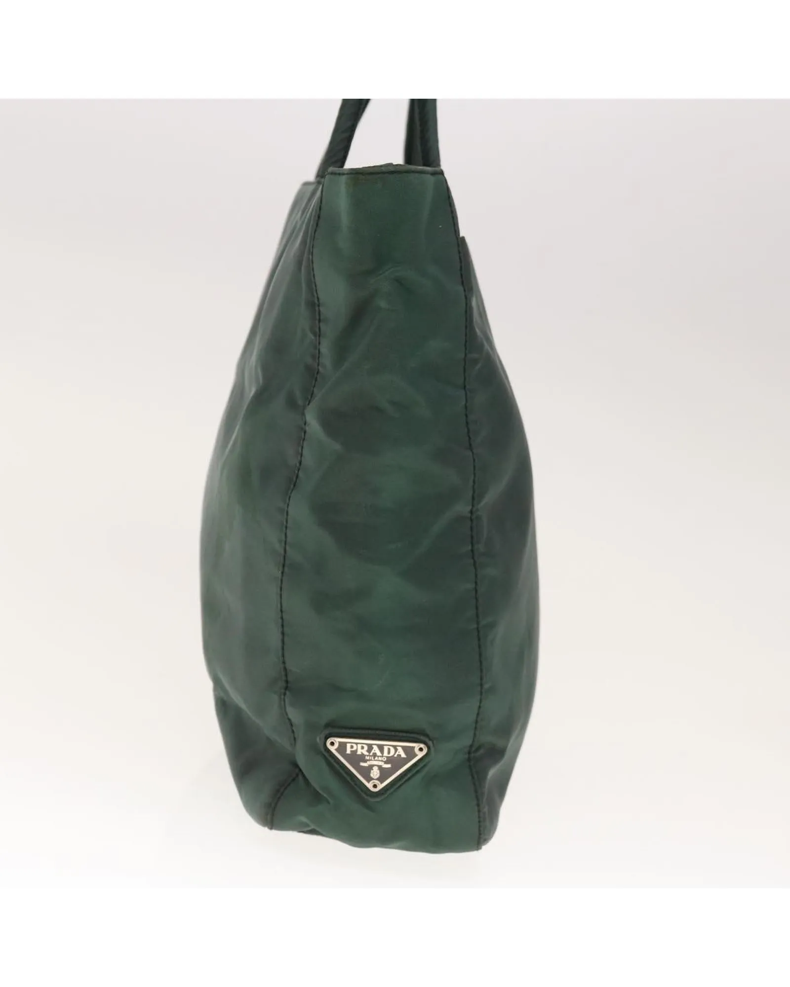 Green Nylon Hand Bag with Accessories - Italian Made