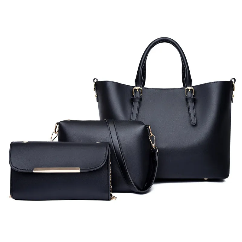 H1804 - Stylish 3-Peice Fashion Handbag Set