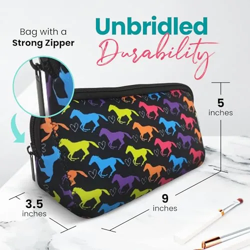 Horse Cosmetic Bag