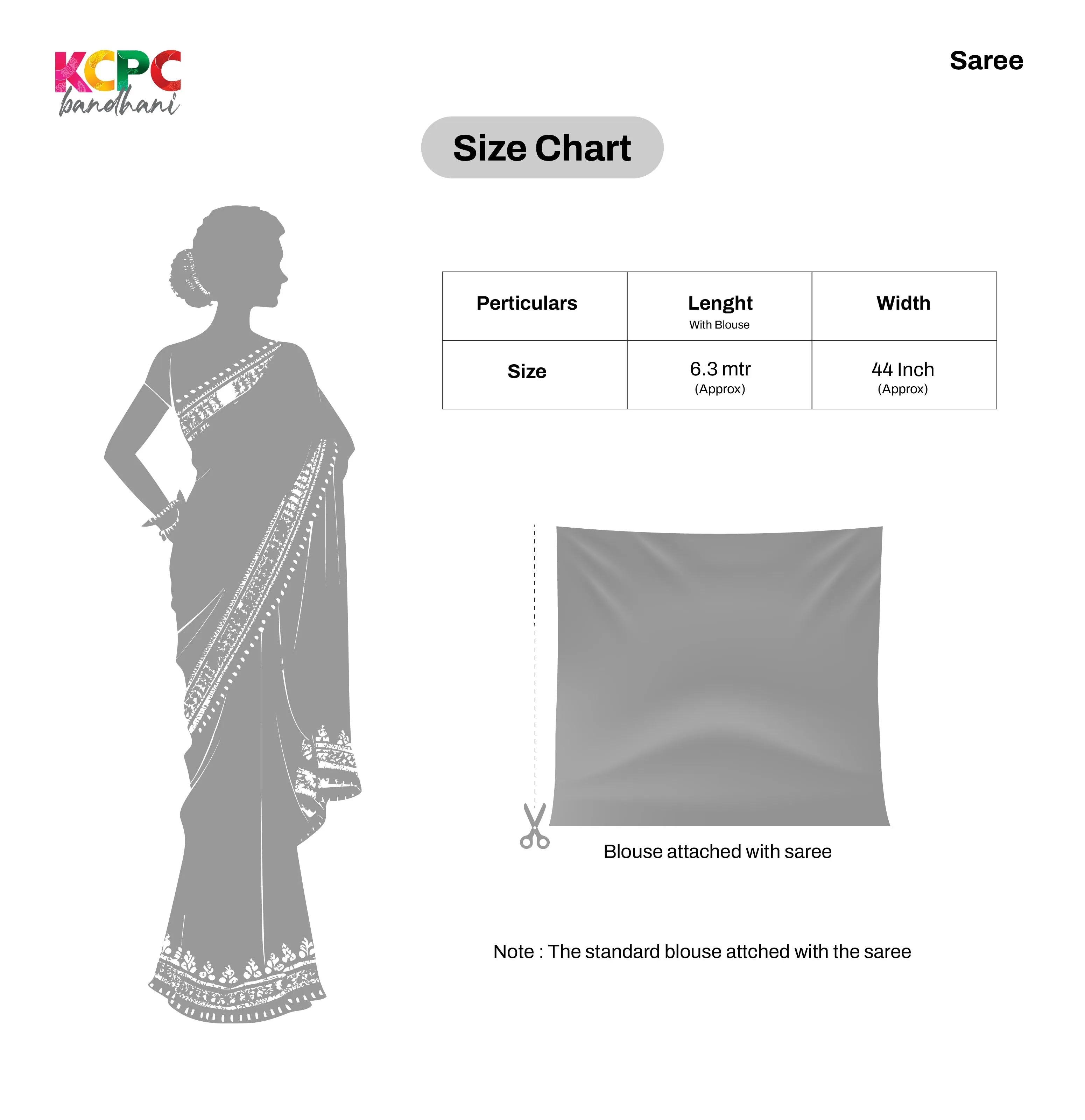 KcPc Exclusive New Launch Pure Georgette Bandhani Kacha Gotapatti Work Saree With Blouse AMT