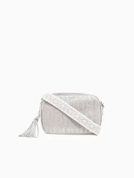 Kiara Shiny Crossbody Silver