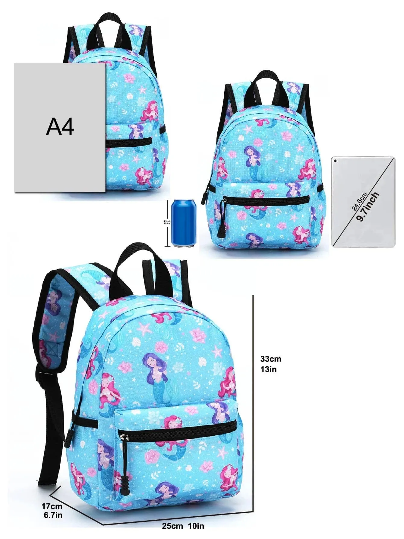 Kids 13" Backpack with Padded straps