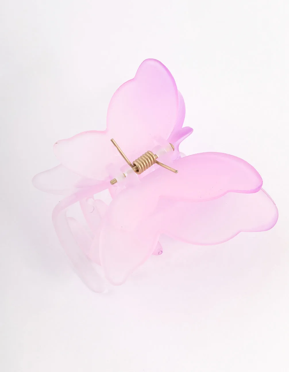 Lilac & Pink Gradient Butterfly Claw Clip