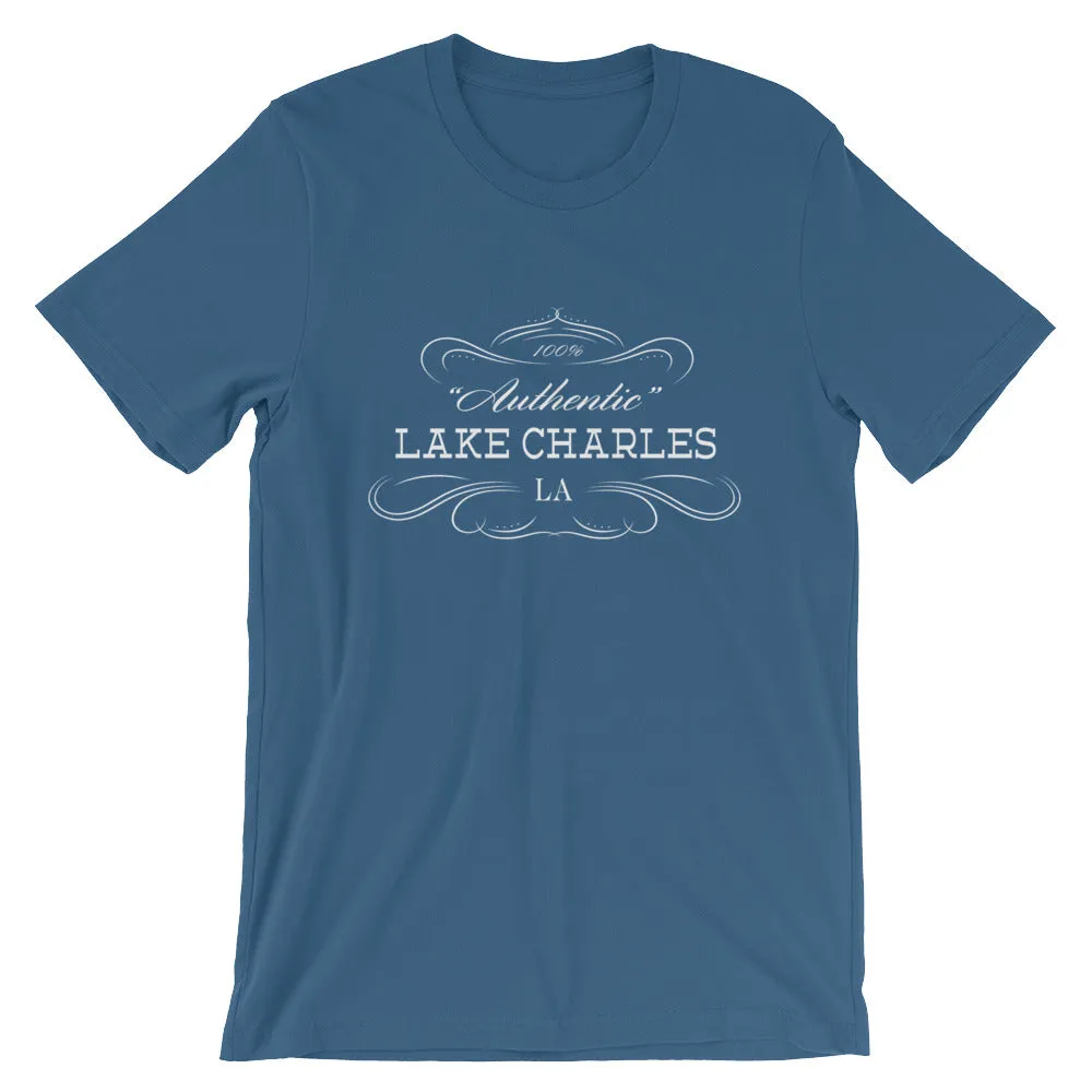 Louisiana - Lake Charles LA - Short-Sleeve Unisex T-Shirt - "Authentic"