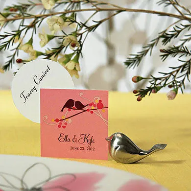 Love Bird Wedding Party Card Stationery Holder (Pack of 8)