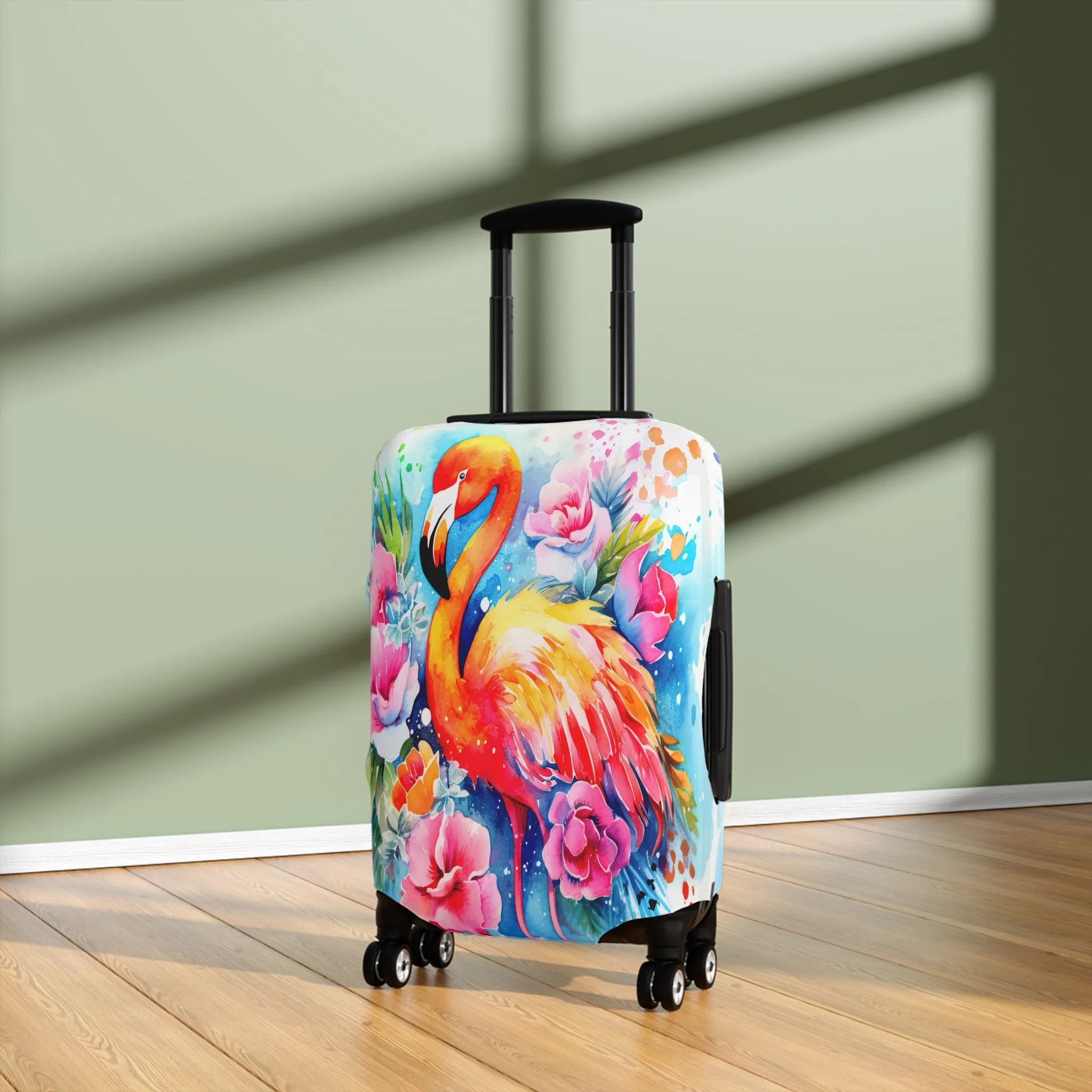 Luggage Cover, Flamingo, awd-242