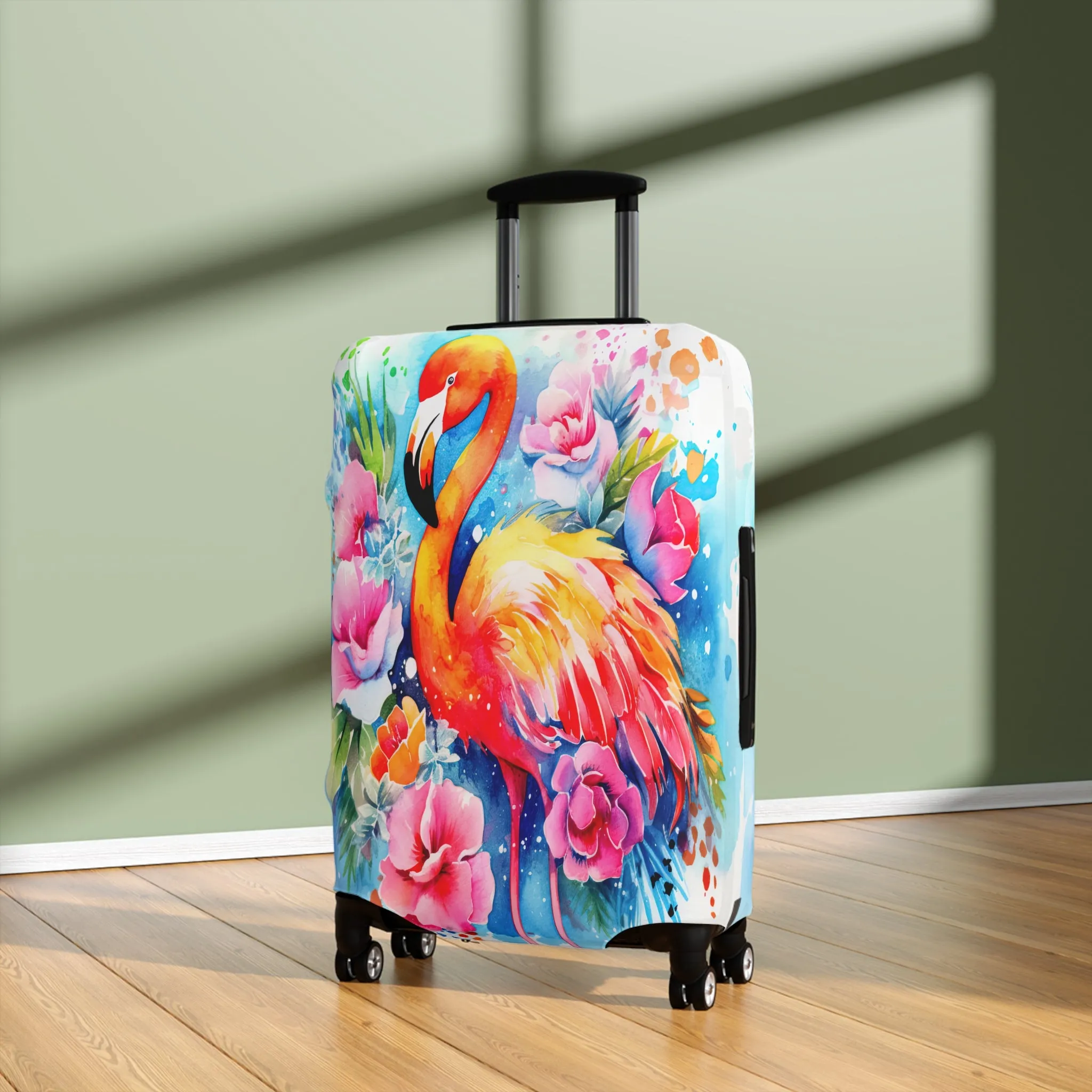 Luggage Cover, Flamingo, awd-242