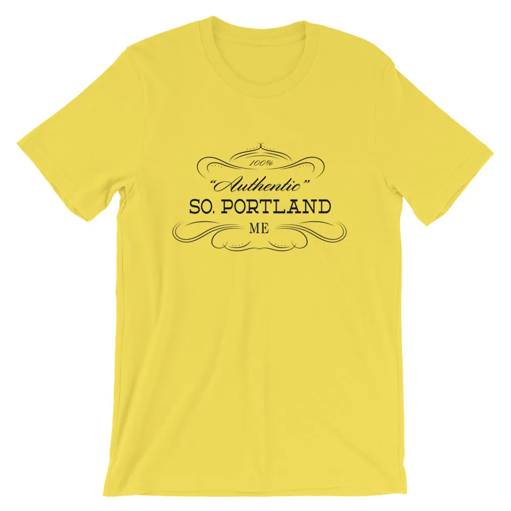 Maine - South Portland ME - Short-Sleeve Unisex T-Shirt - "Authentic"